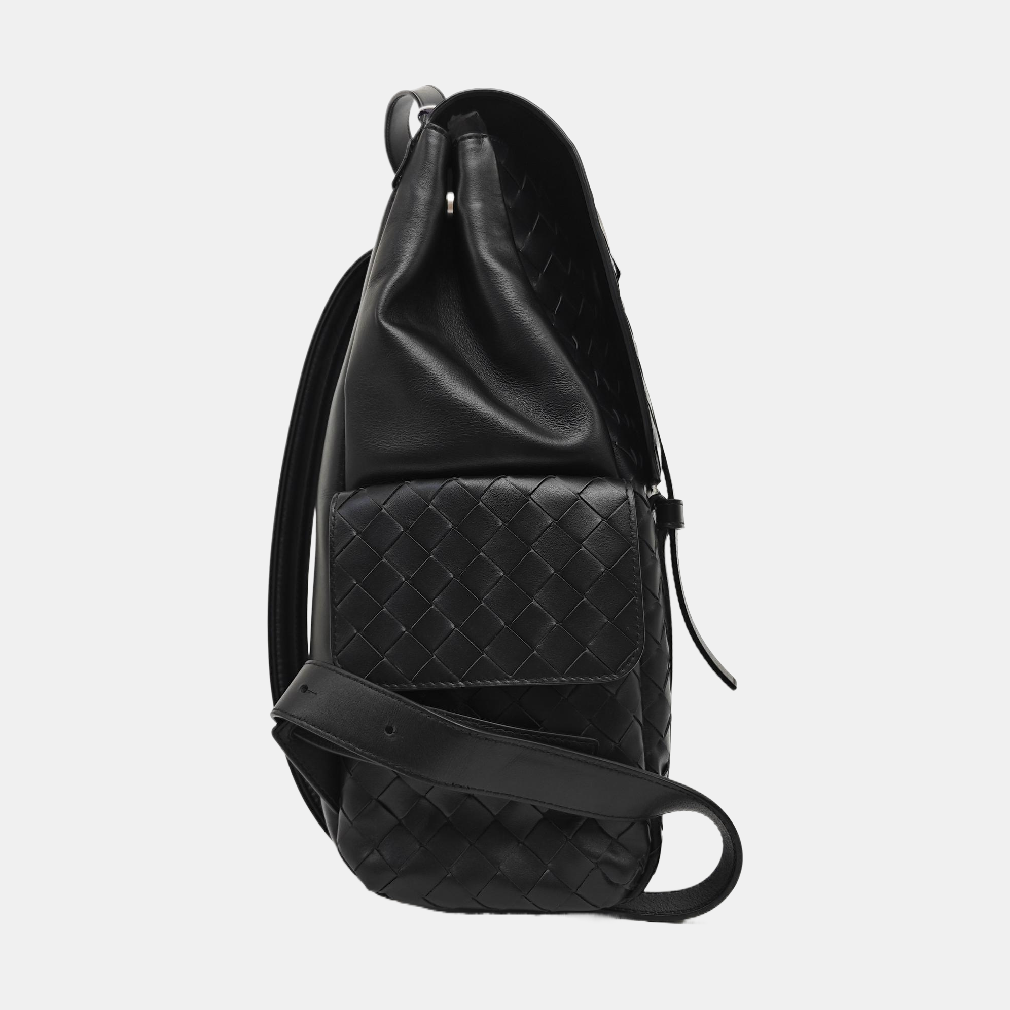 Calfskin Backpack Black