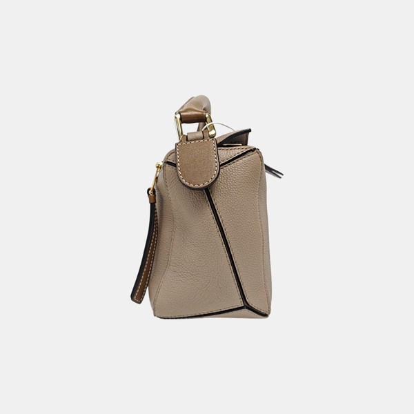 Puzzle Small Calfskin Beige