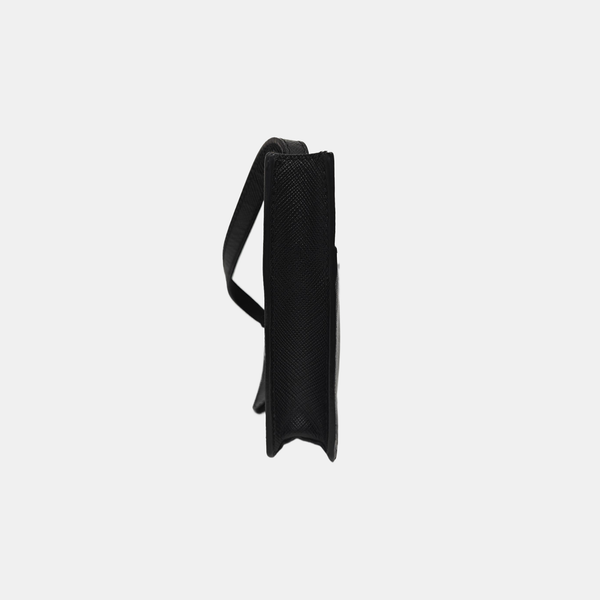 Saffiano Calfskin Shoulder Bag Black