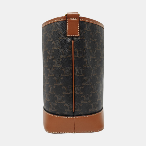 TRIOMPHE CANVAS Small Coated Canvas Brown