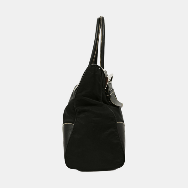 Nylon Tote Bag Black