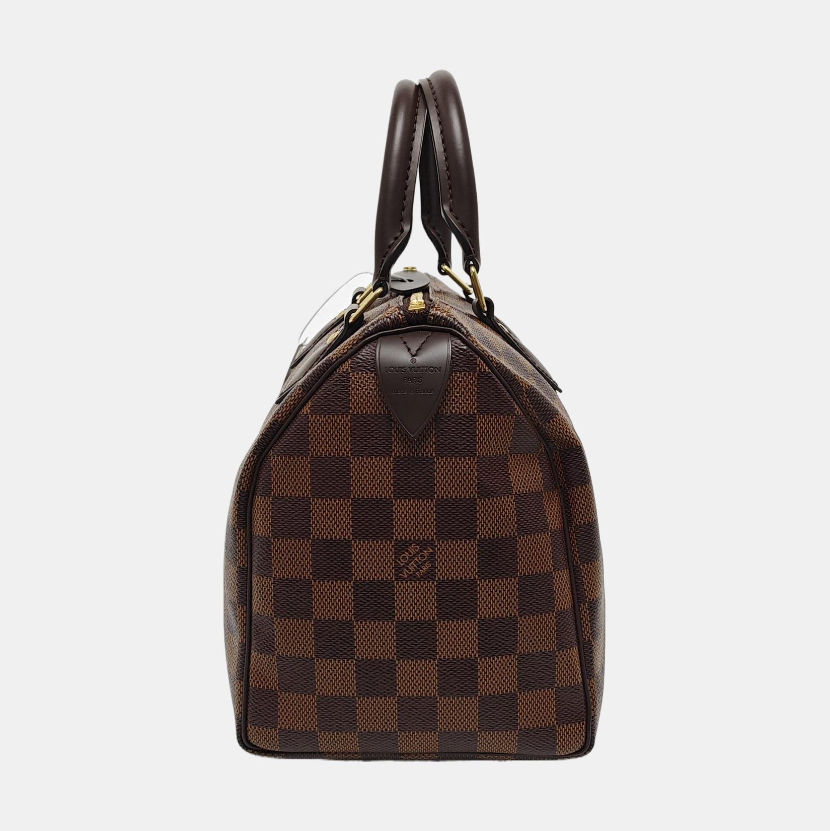 SPEEDY 25 Damier Ebene Coated Canvas Brown