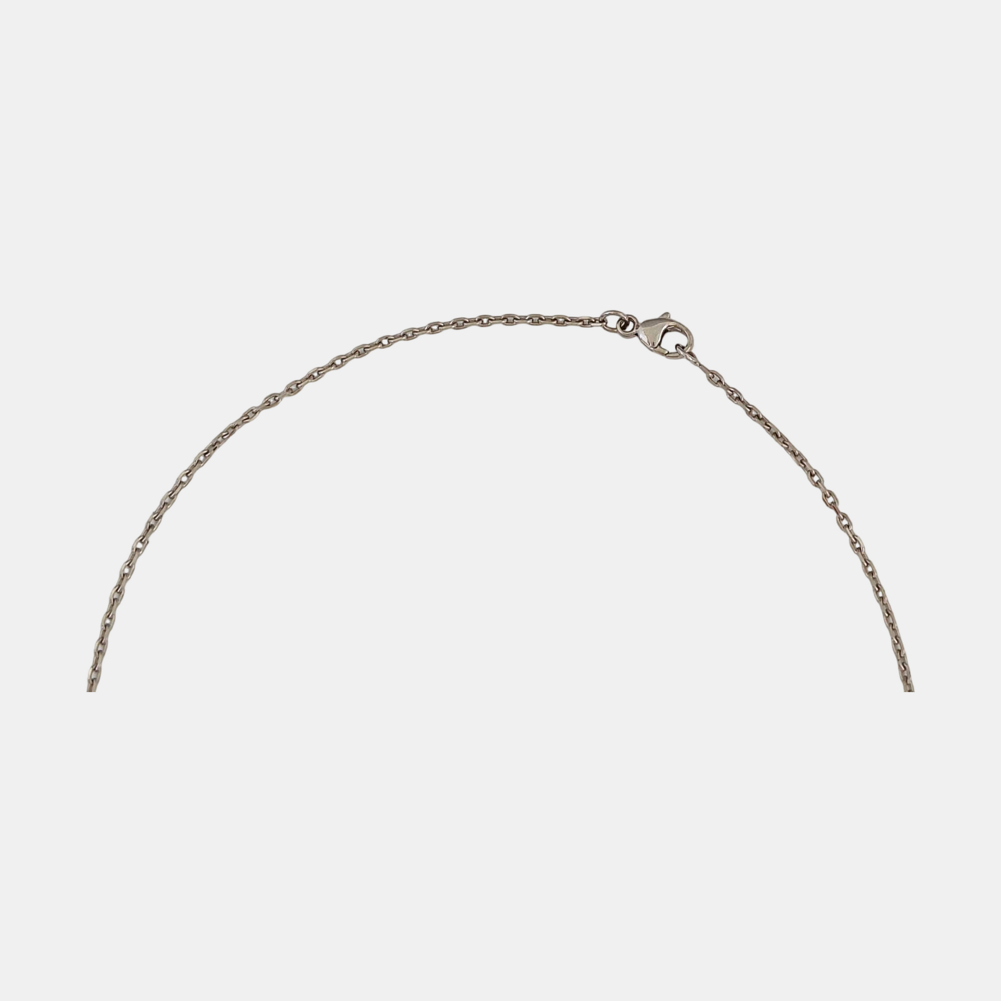 Pop H Metal Silver Necklace