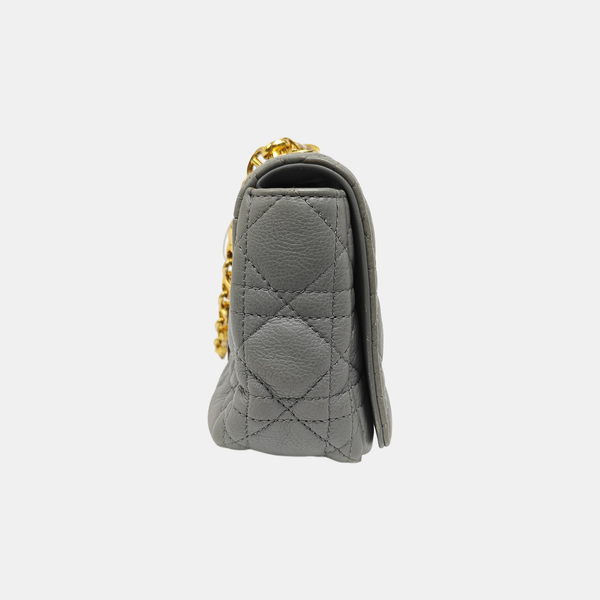 Dior Caro Small Cannage Calfskin Blue