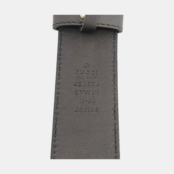 Coated Canvas Belt Black