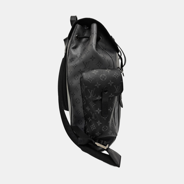 CHRISTOPHER Damier Graphite Coated Canvas Gray