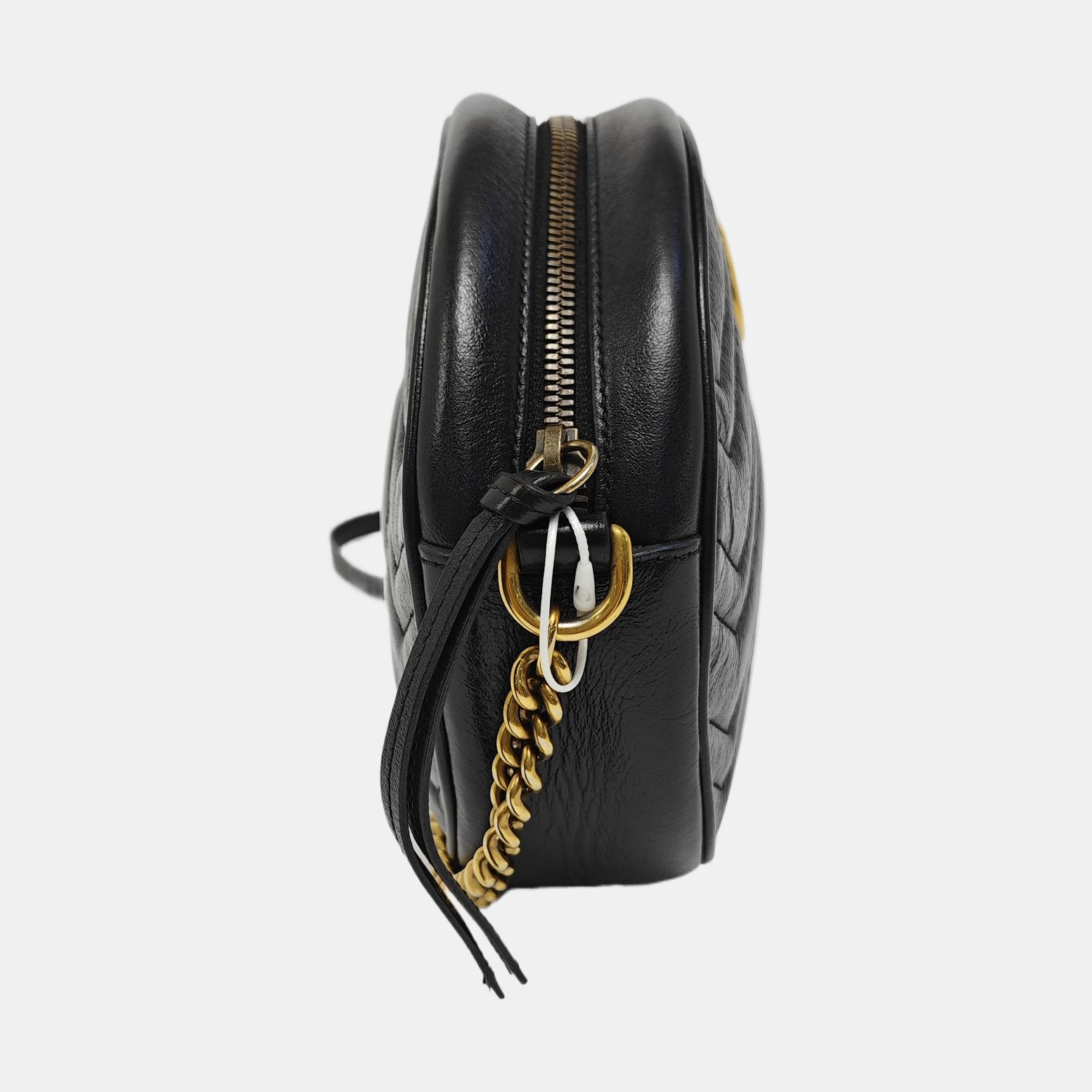 GG Marmont Mini Quilted Calfskin Black