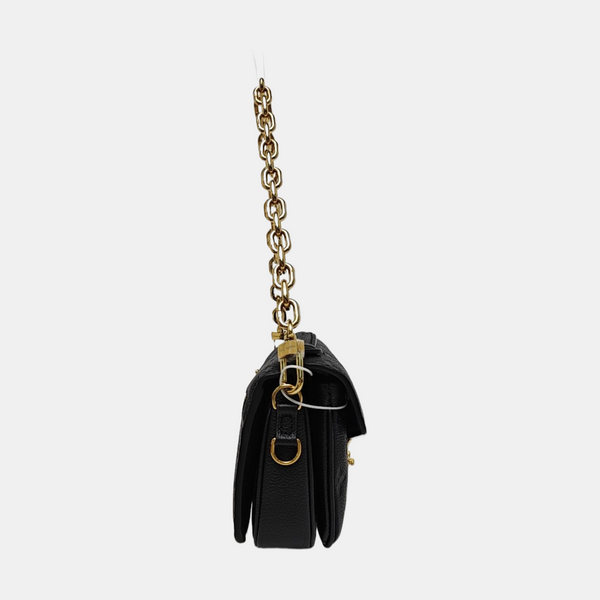 MÉTIS EAST WEST Monogram Calfskin Black