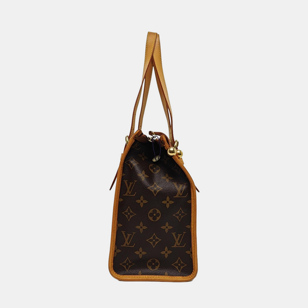 POPINCOURT Monogram Coated Canvas Brown