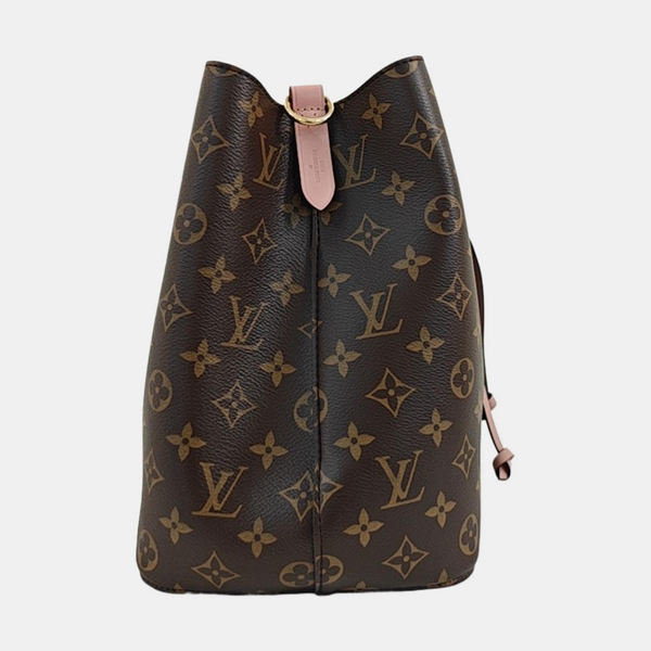 NÉONOÉ MM Monogram Coated Canvas Brown