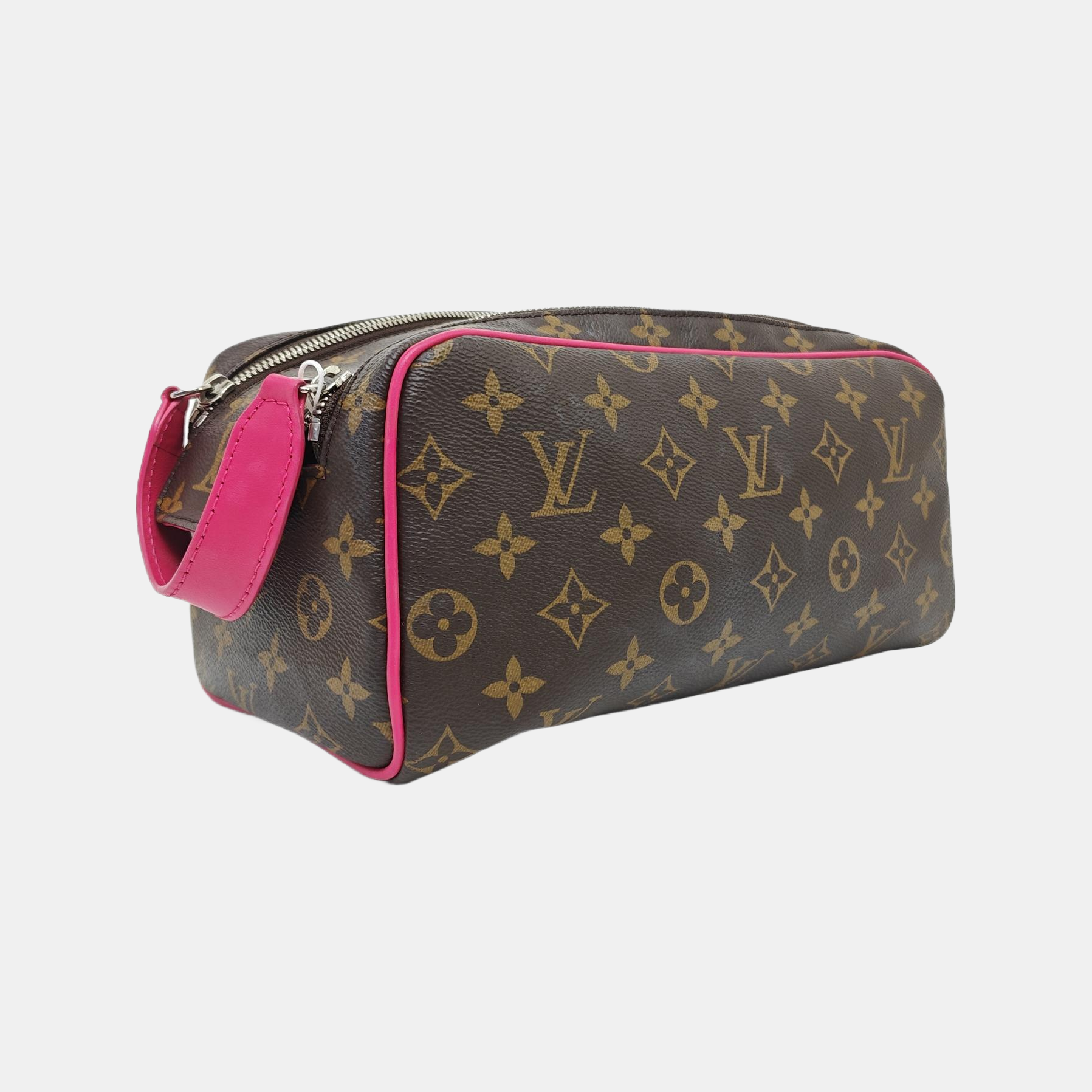 DOPP Monogram Coated Canvas Brown