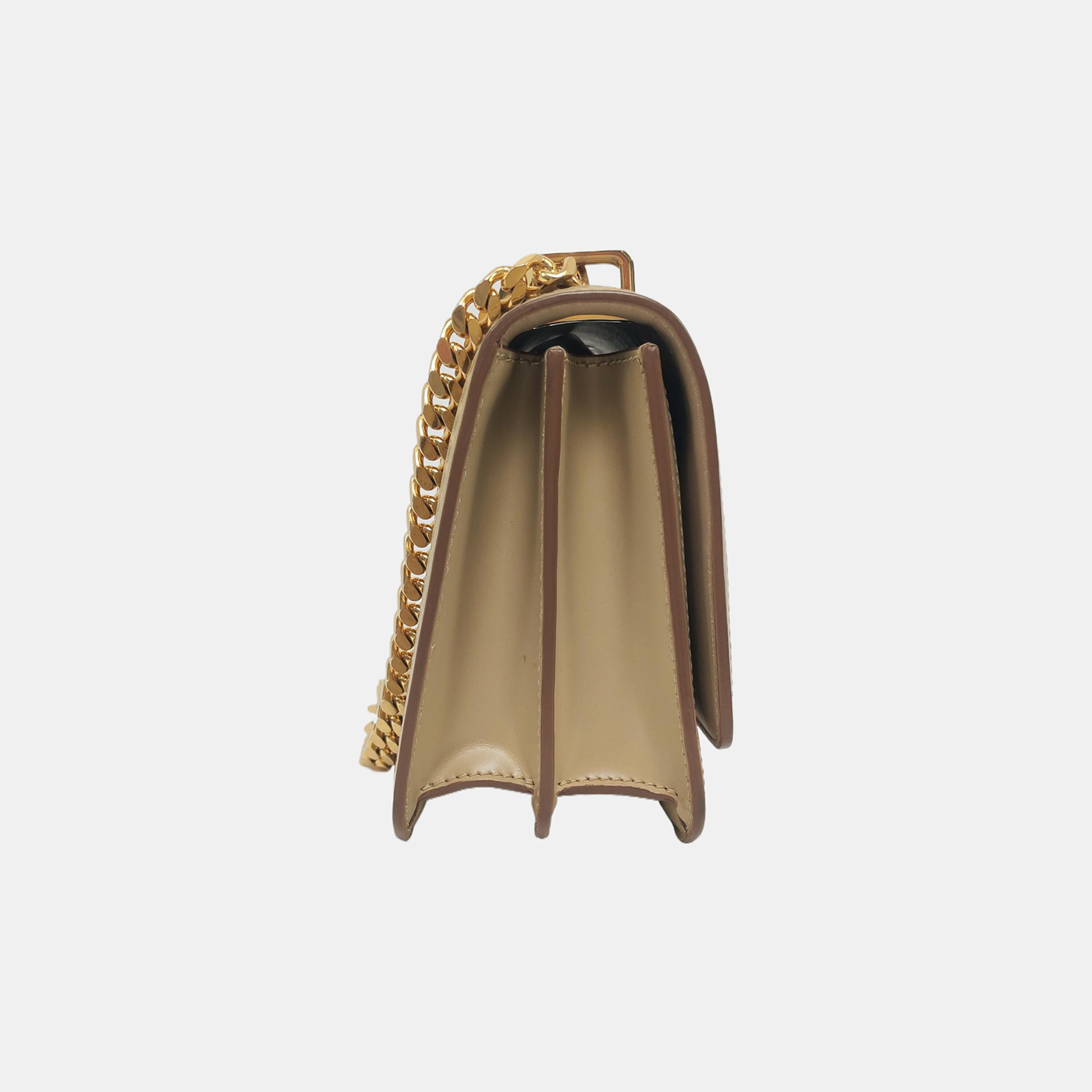TB Small Lambskin Beige
