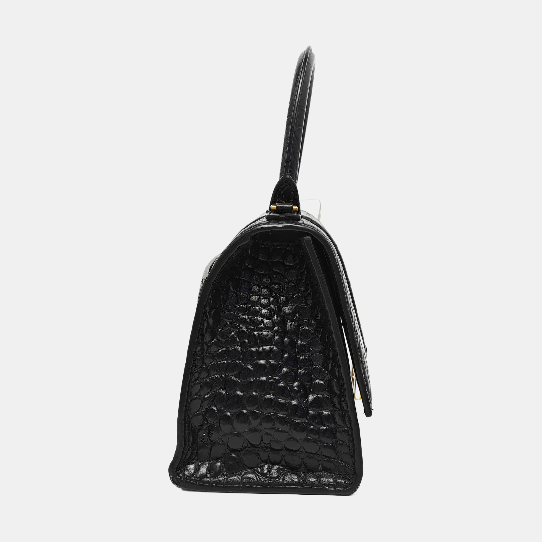Hourglass S Calfskin Black