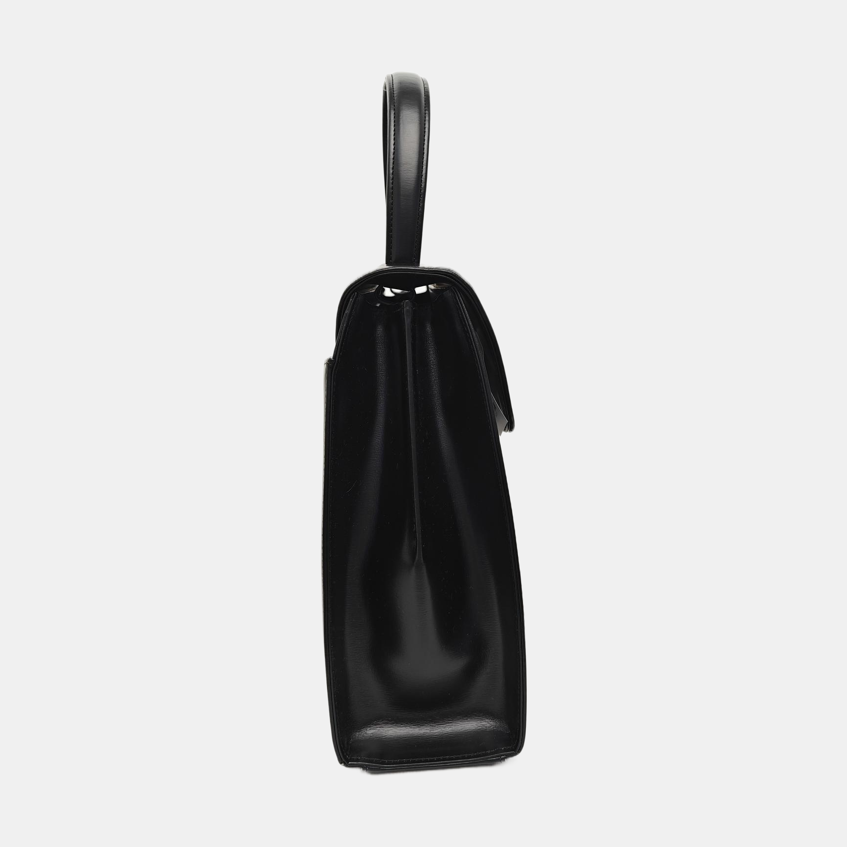Calfskin Shoulder Bag Black