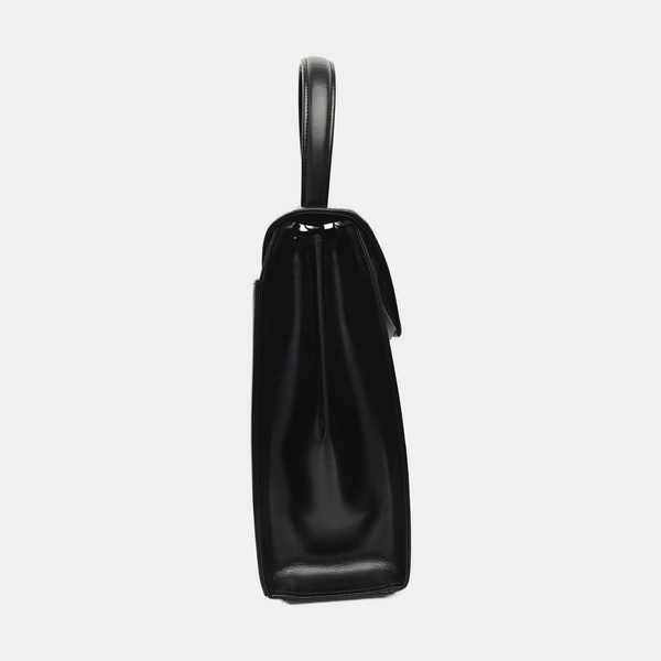 Calfskin Shoulder Bag Black