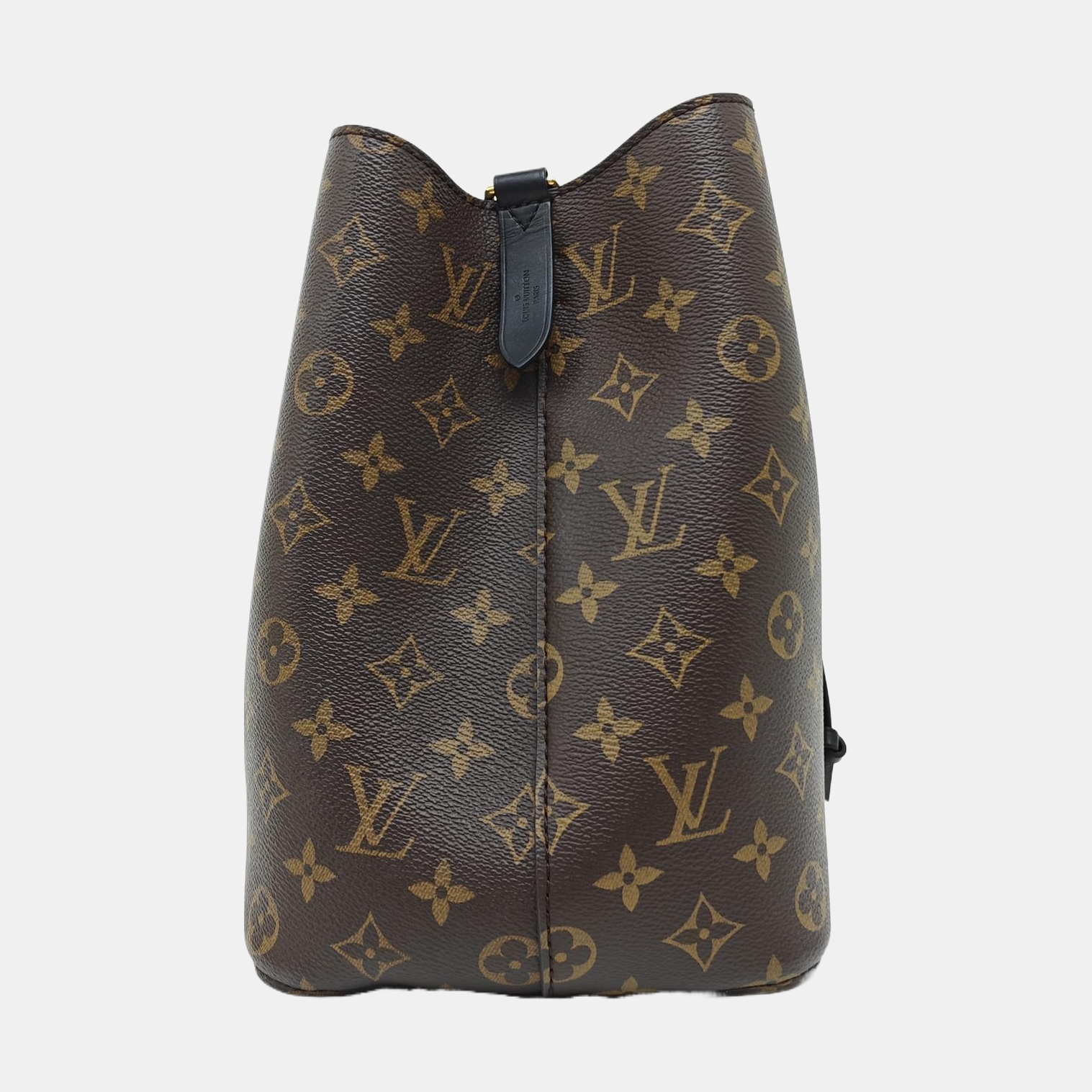 NÉONOÉ MM Monogram Coated Canvas Brown