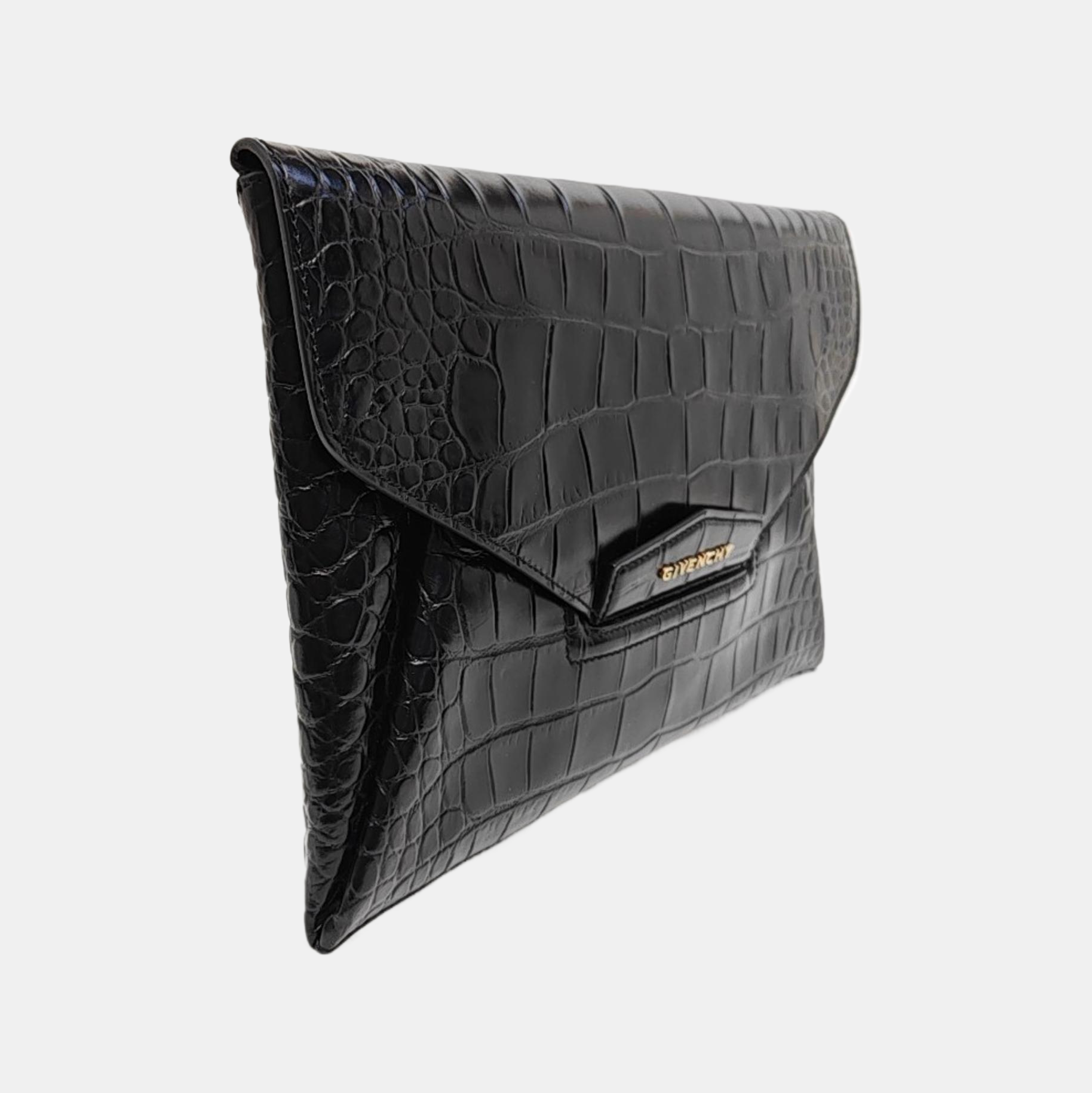 Calfskin Clutch Black