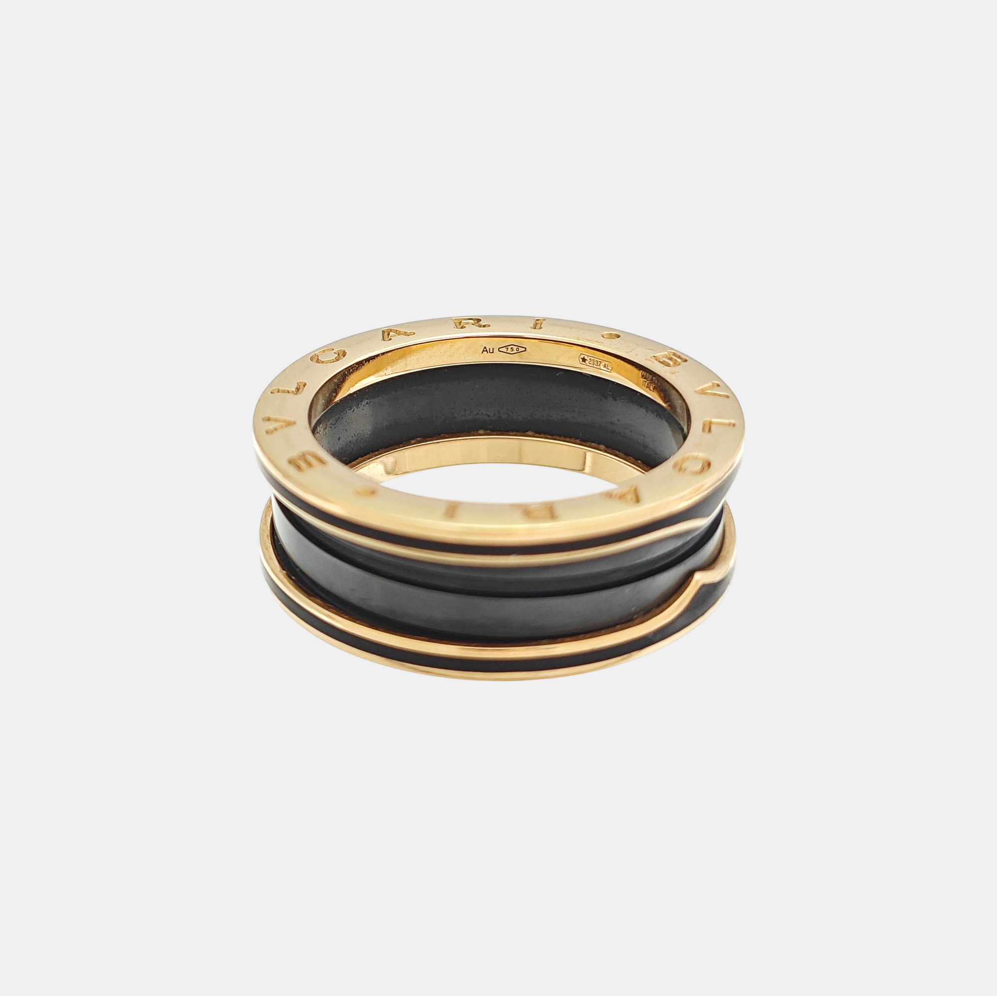 B.ZERO1 18k Rose Gold Ring EU 59