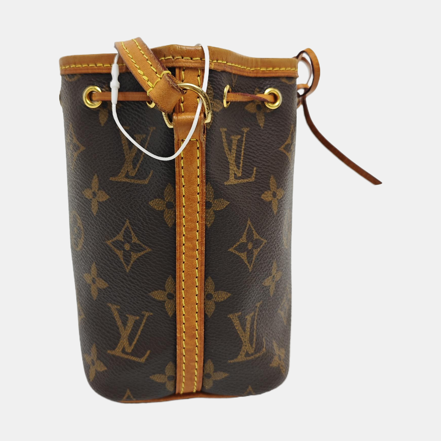 NÉONOÉ Nano Monogram Coated Canvas Brown
