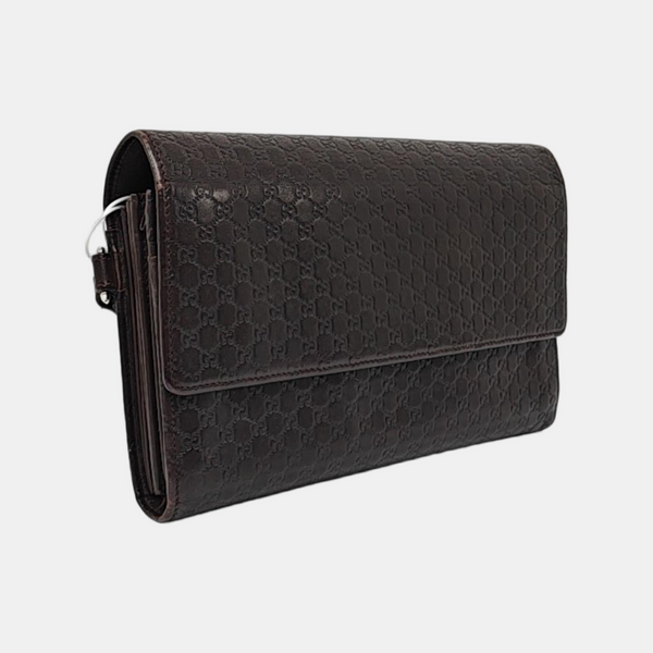 Ligne Shima Monogram Calfskin Brown