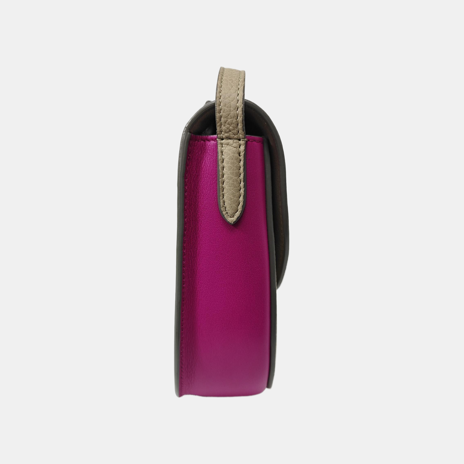TROTTEUR Small Calfskin Gray