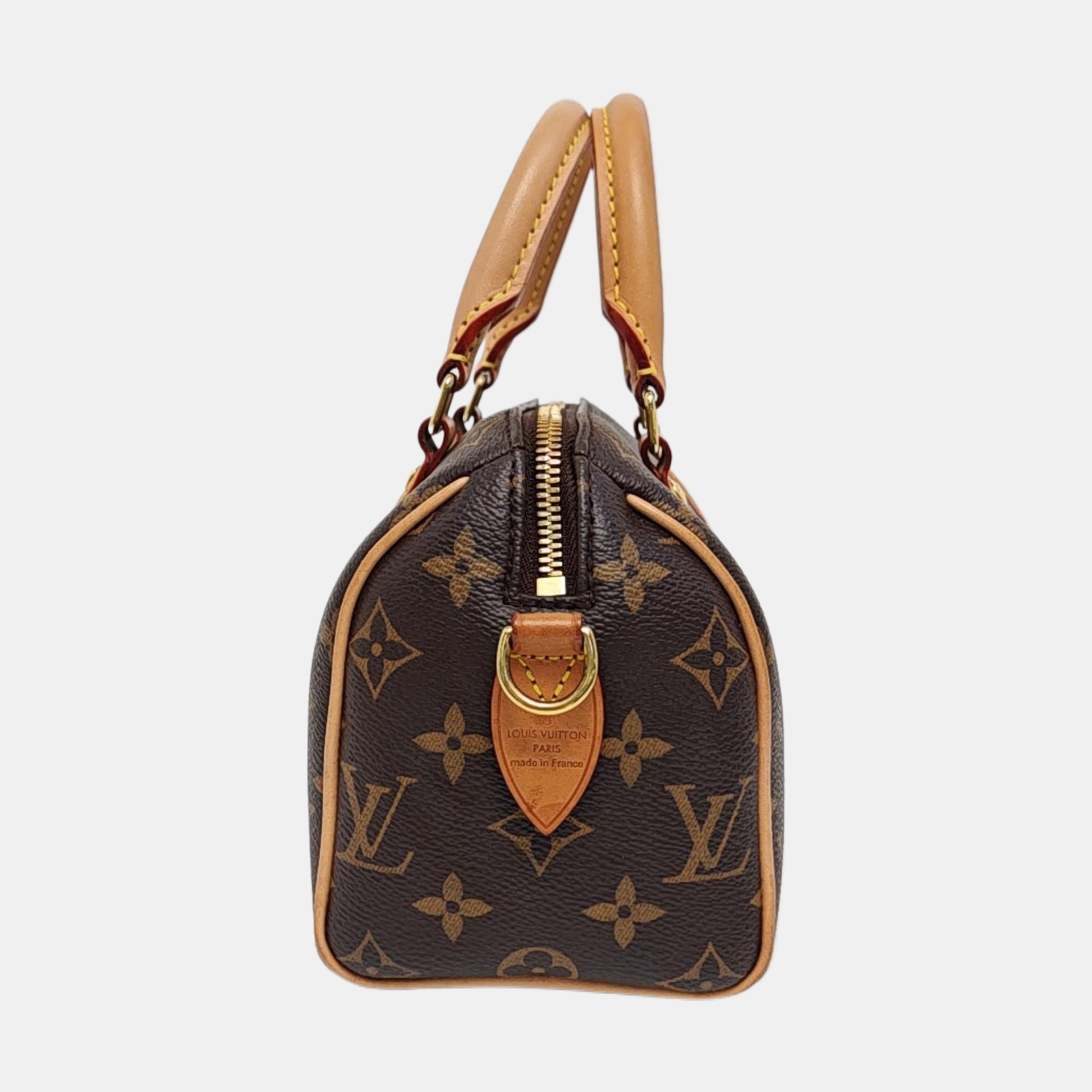 SPEEDY 20 Monogram Coated Canvas Brown