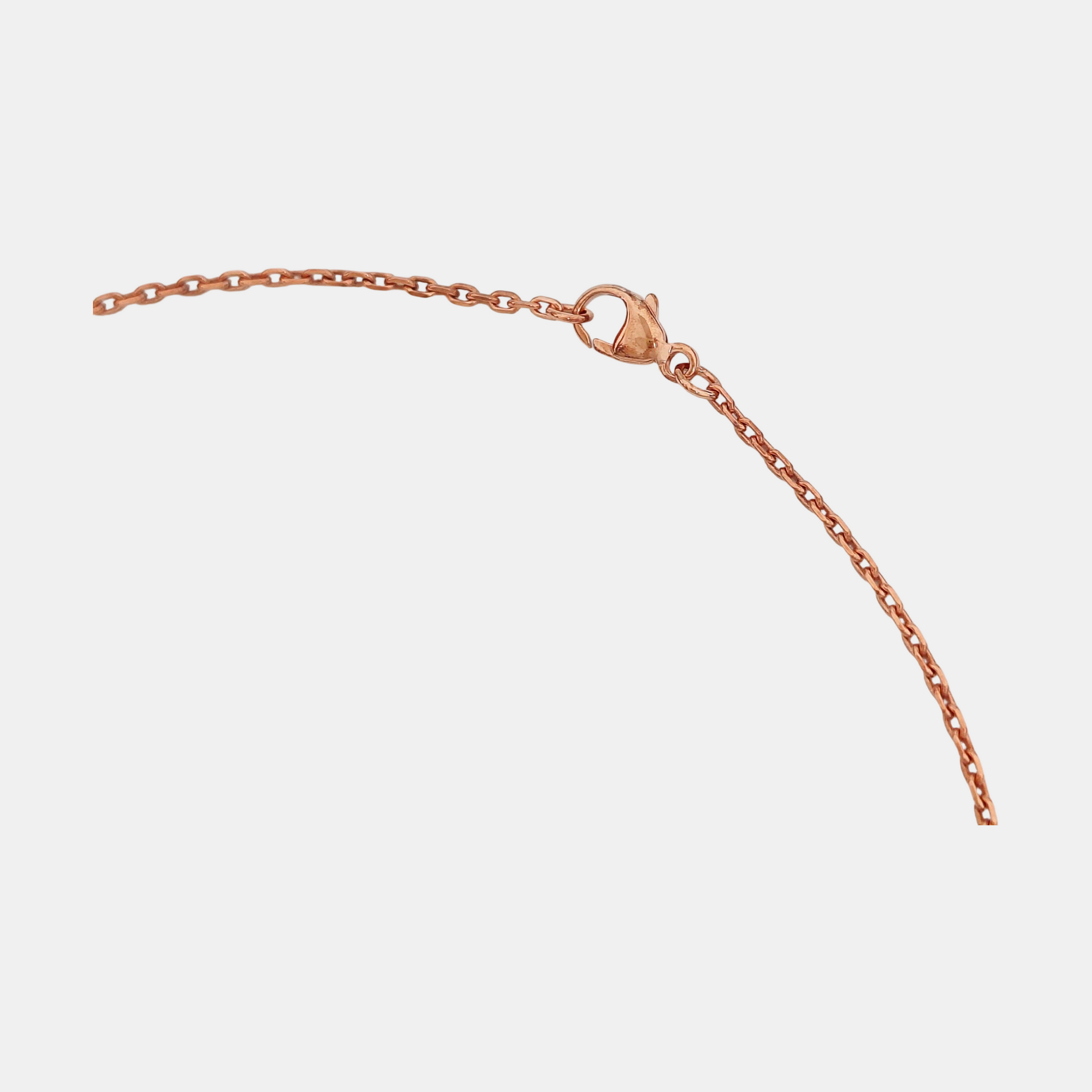 Pop H Metal Rose Gold Necklace