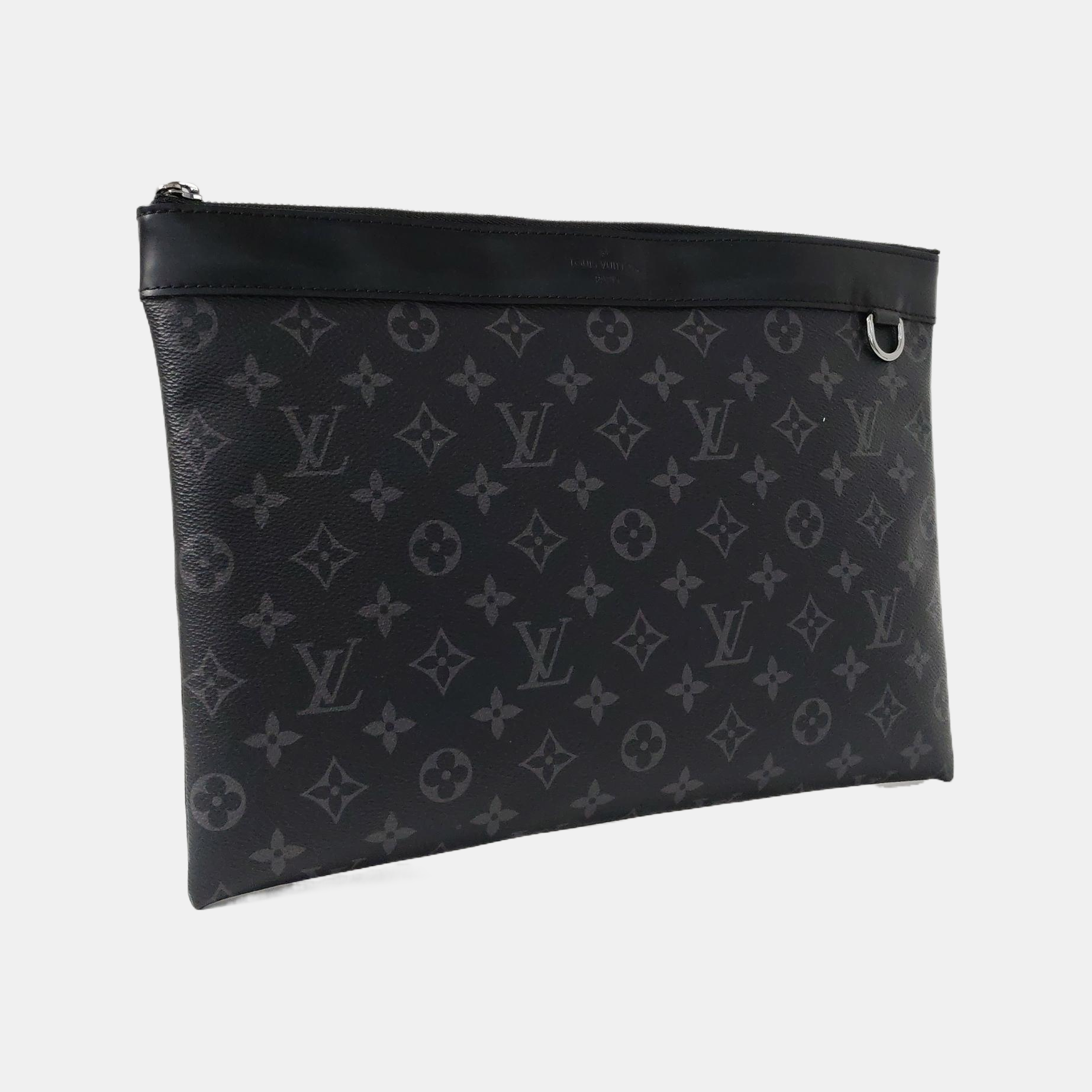 DISCOVERY Monogram Coated Canvas Gray