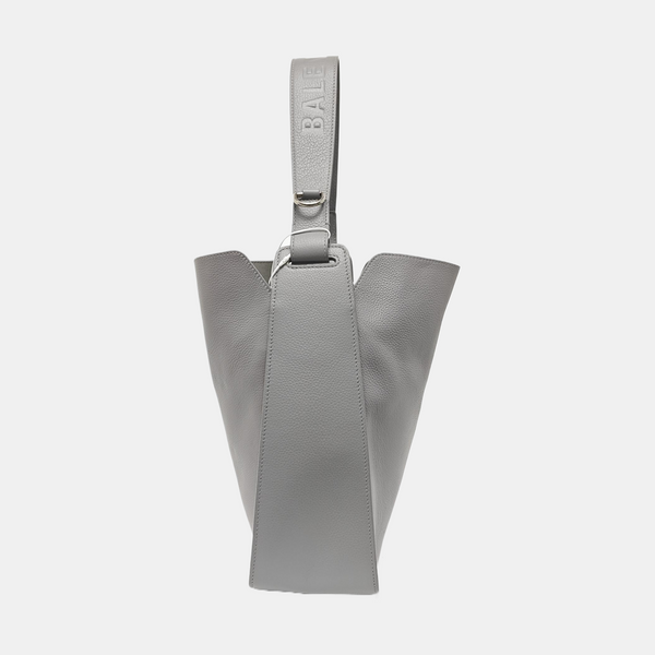 Calfskin Shoulder Bag Gray
