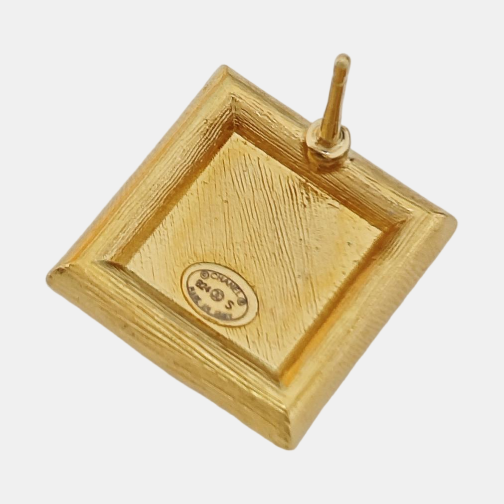 Metal Gold Stud Earrings