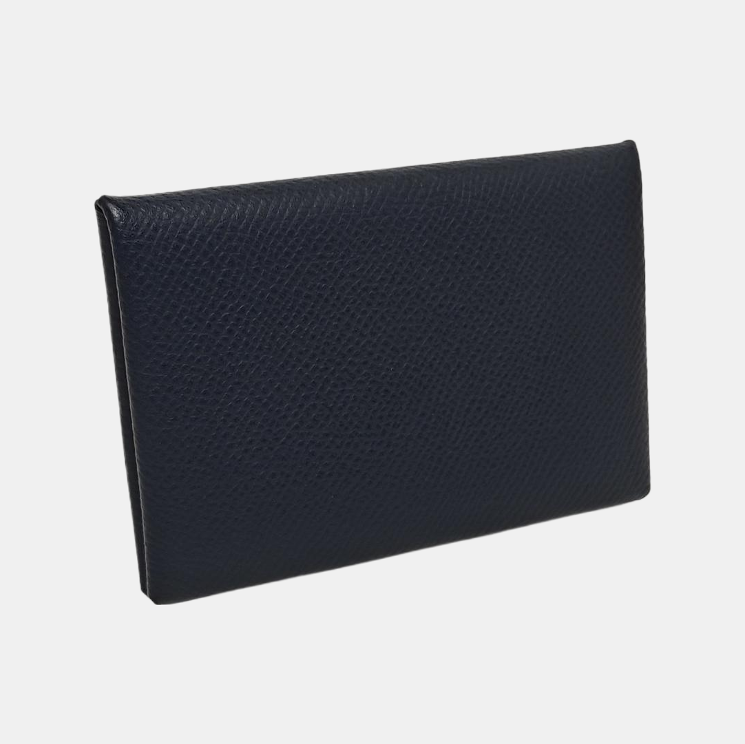 Calvi Epsom Blue Card Holder