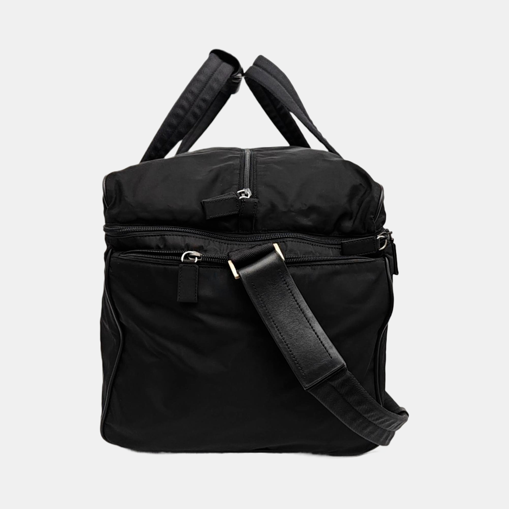 Nylon Shoulder Bag Black