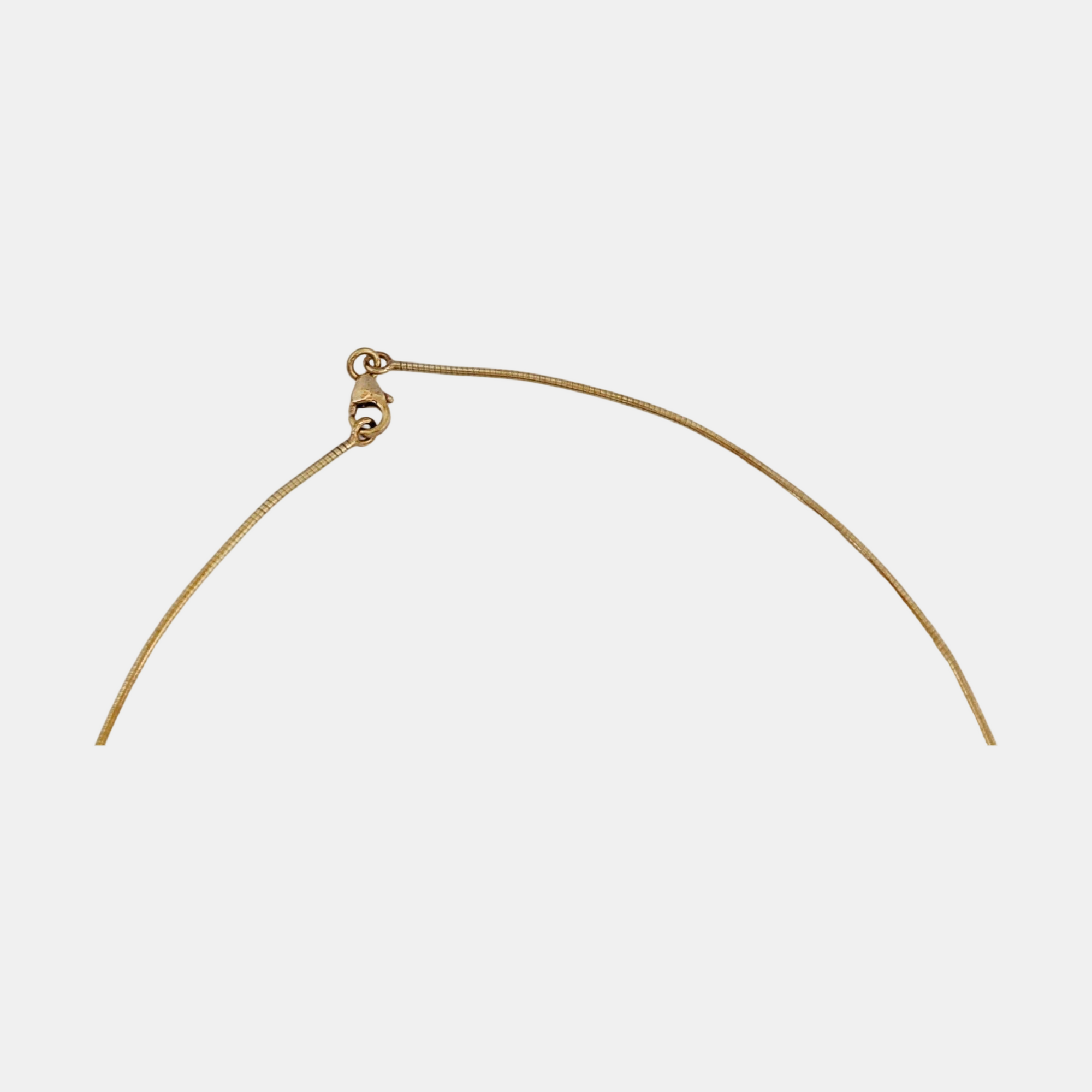 Pop H 925 Sterling Silver Gold Necklace