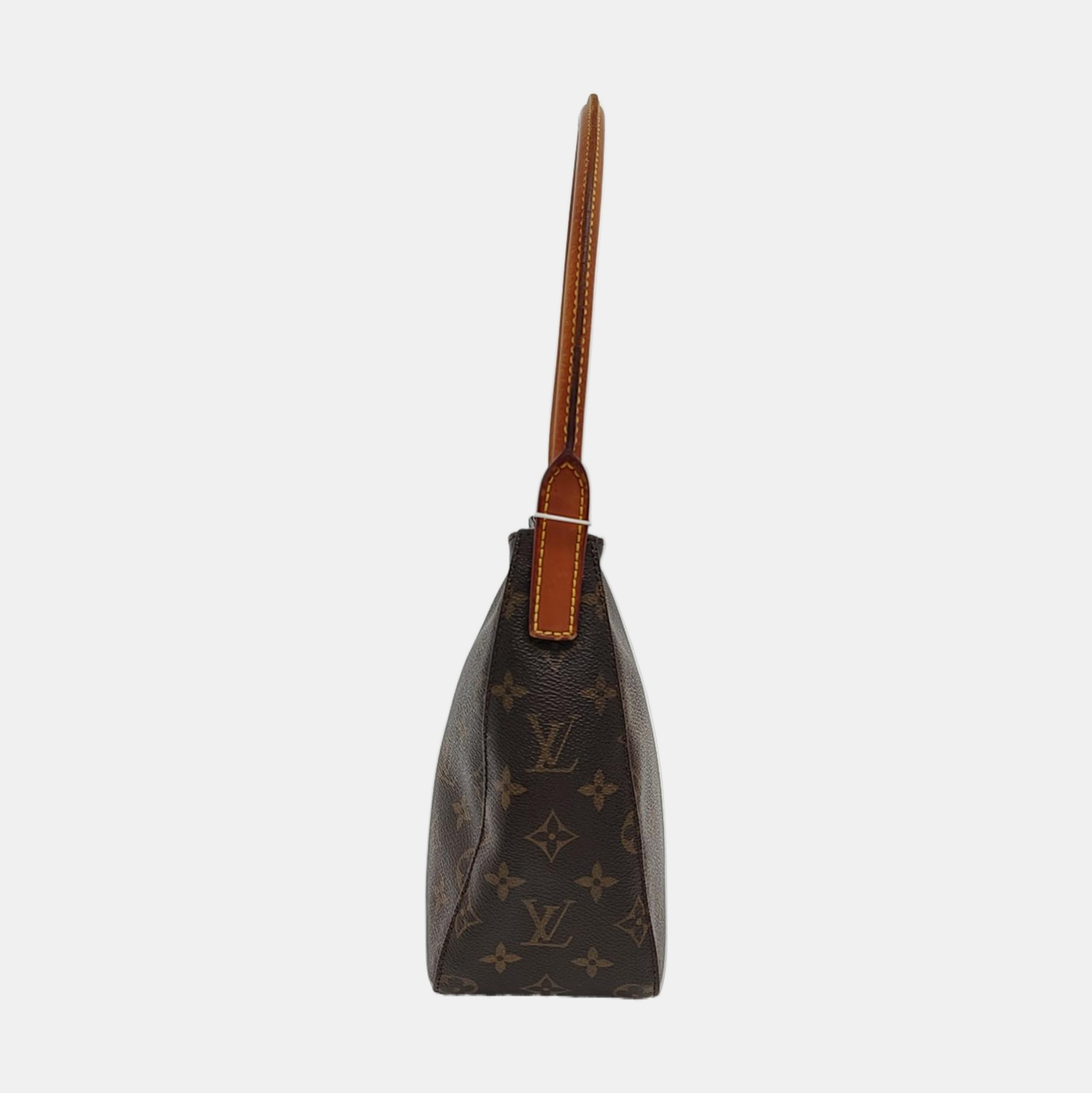 LOOPING MM Monogram Coated Canvas Brown