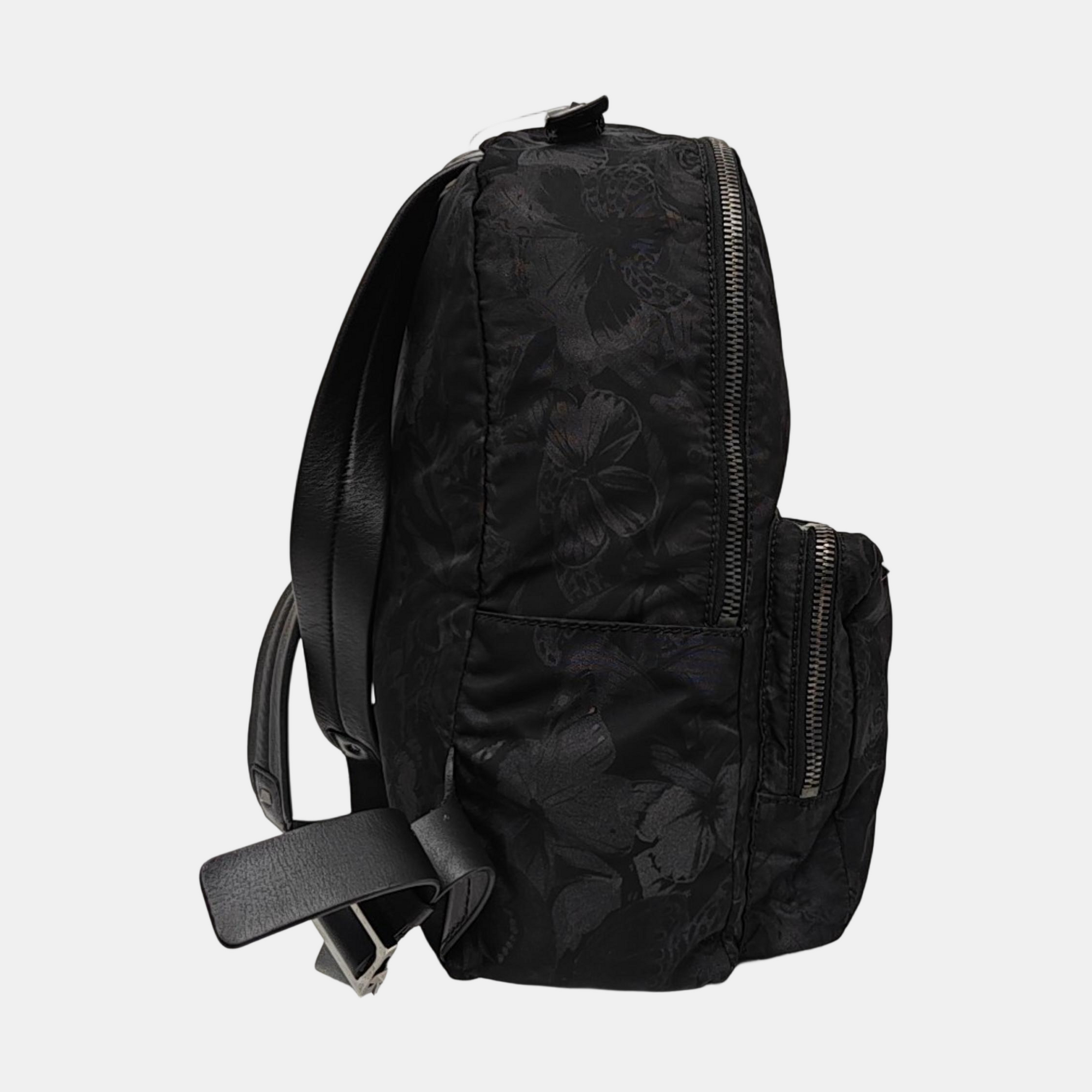 Nylon Backpack Black