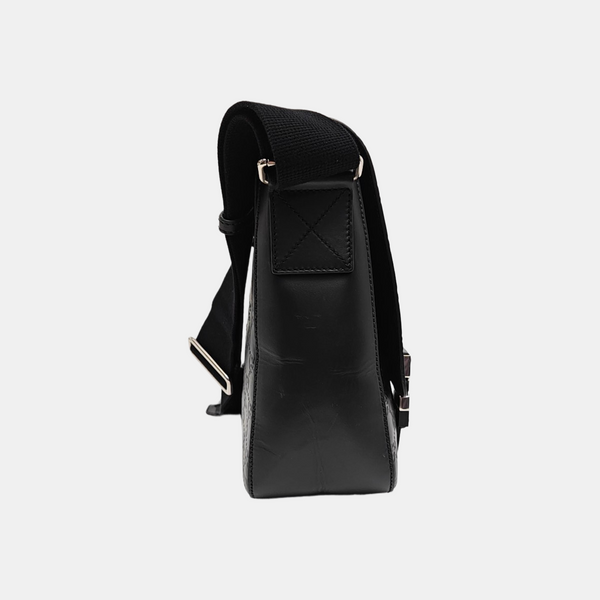 Ligne Shima Monogram Calfskin Black