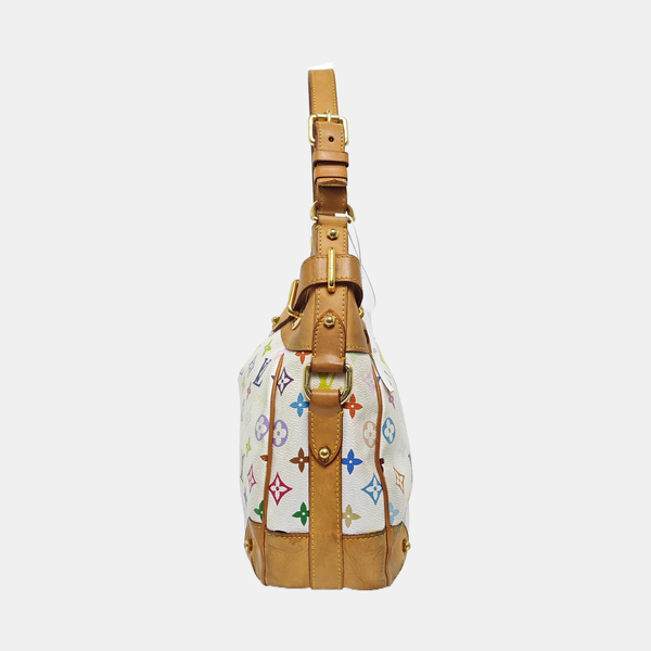 LV × TM GRETA Monogram Coated Canvas White