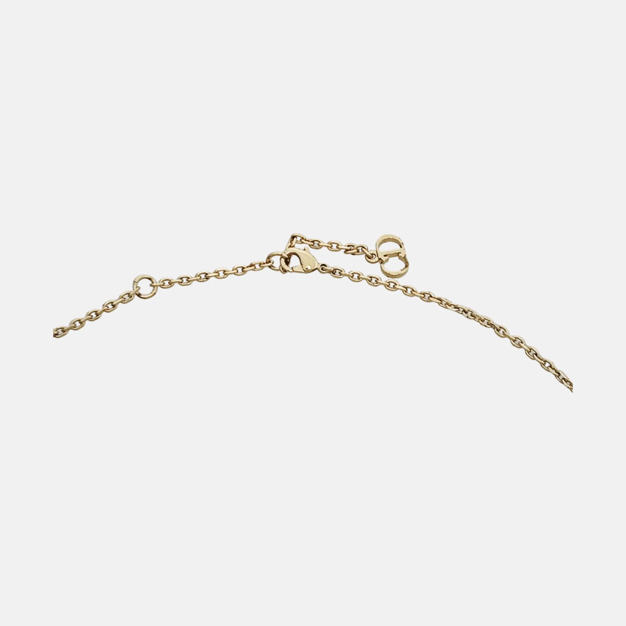 Twist Round Metal Gold Necklace