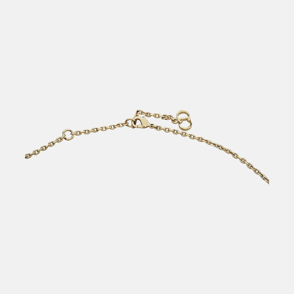 Twist Round Metal Gold Necklace