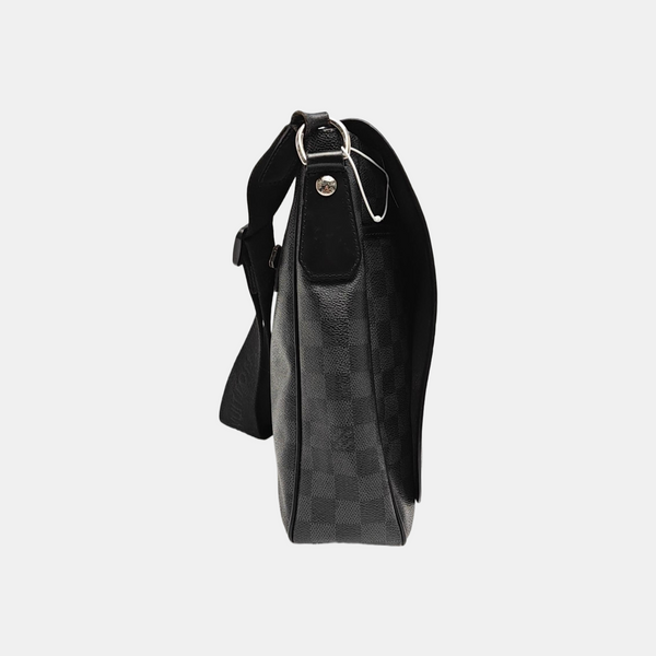 DANIEL Damier Graphite Coated Canvas Gray