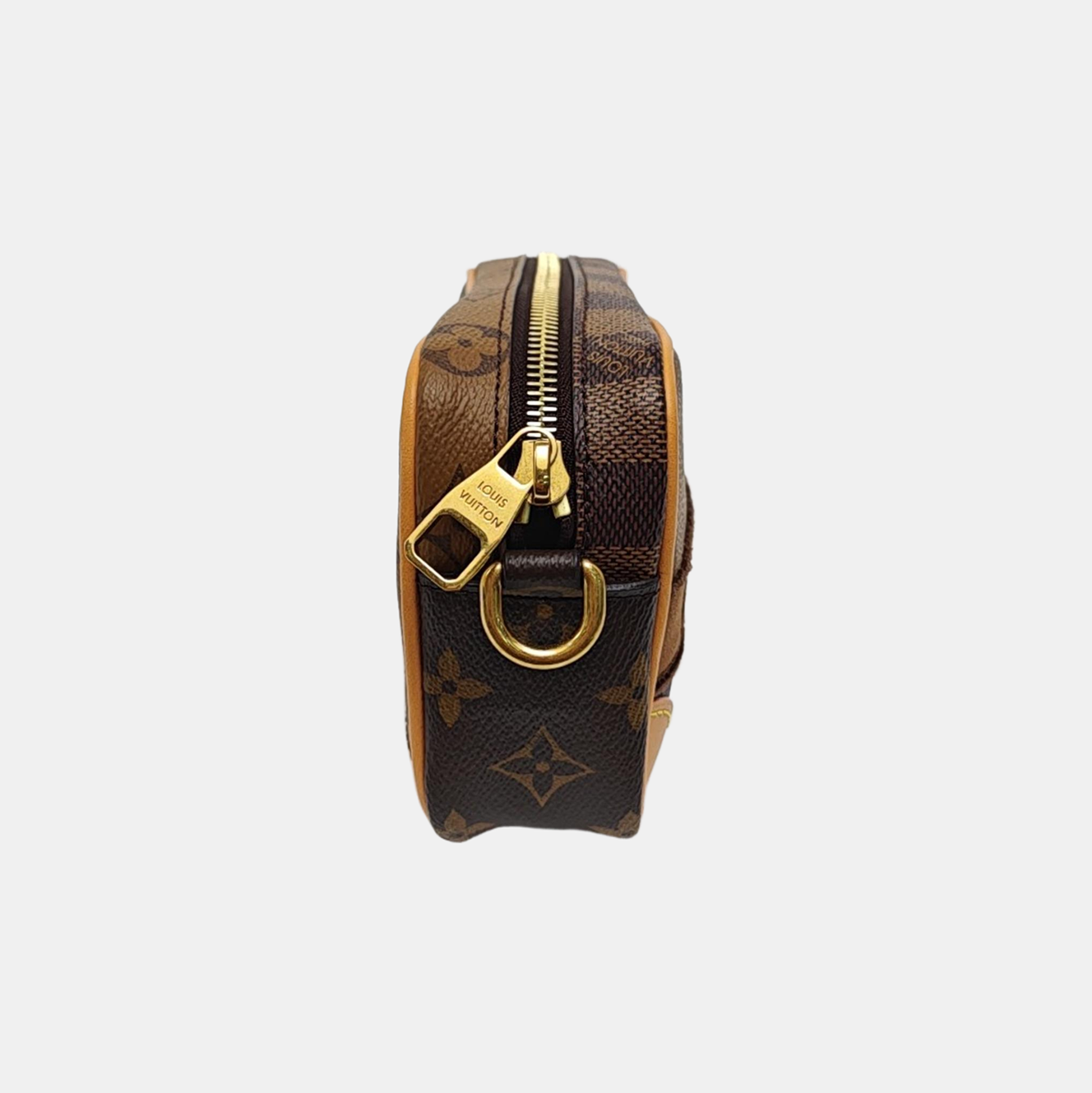 MARLY DRAGONNE Damier Ebene Coated Canvas Brown