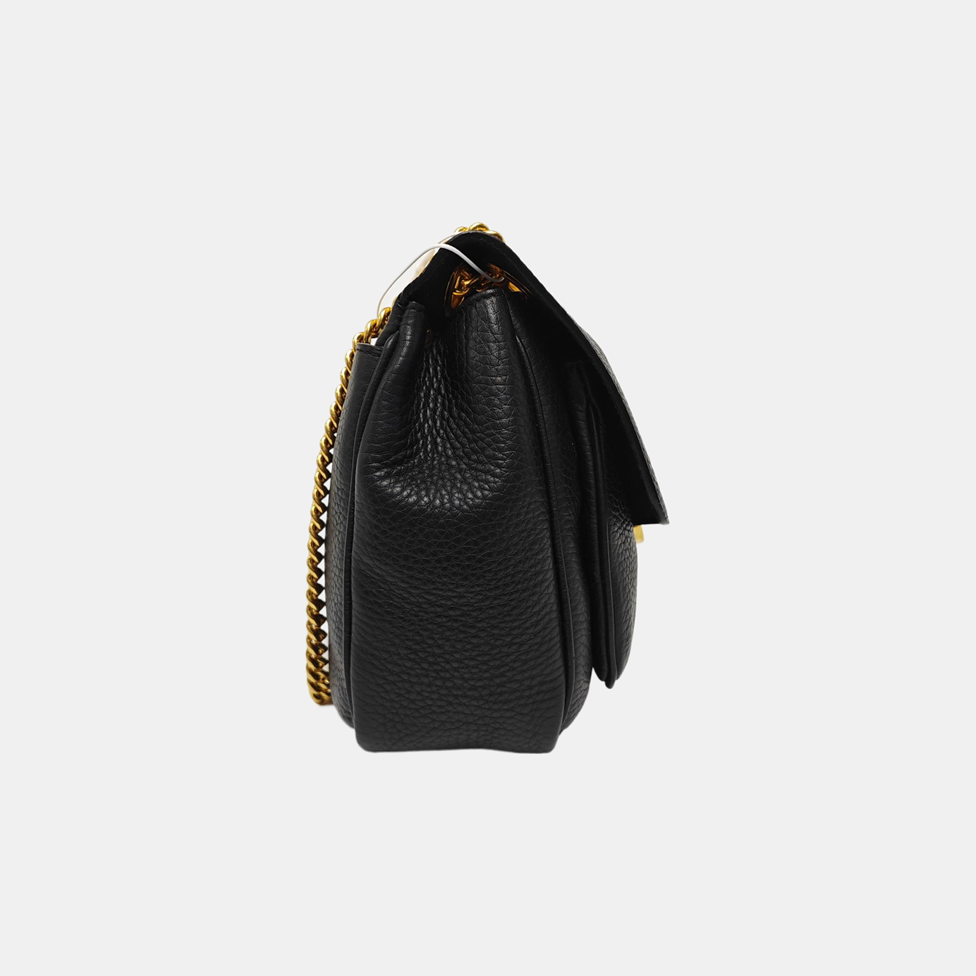 Calfskin Shoulder Bag Black