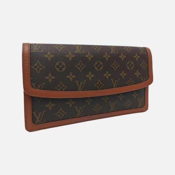 DAME GM Monogram Coated Canvas Brown