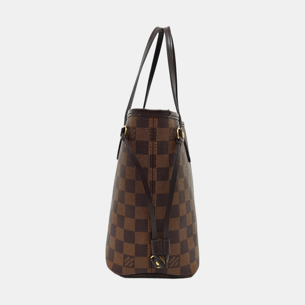 NEVERFULL PM Damier Ebene Coated Canvas Brown