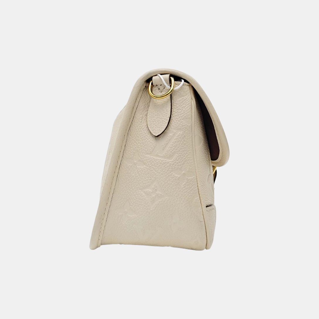 DIANE Monogram Calfskin Beige