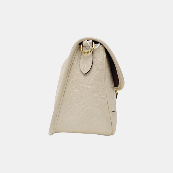 DIANE Monogram Calfskin Beige
