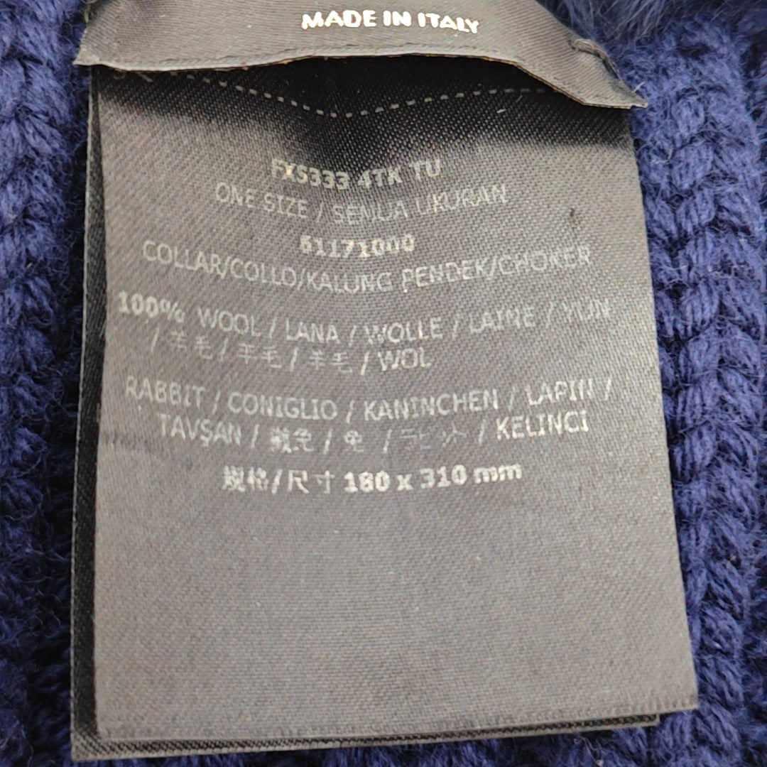 Wool Scarf Blue
