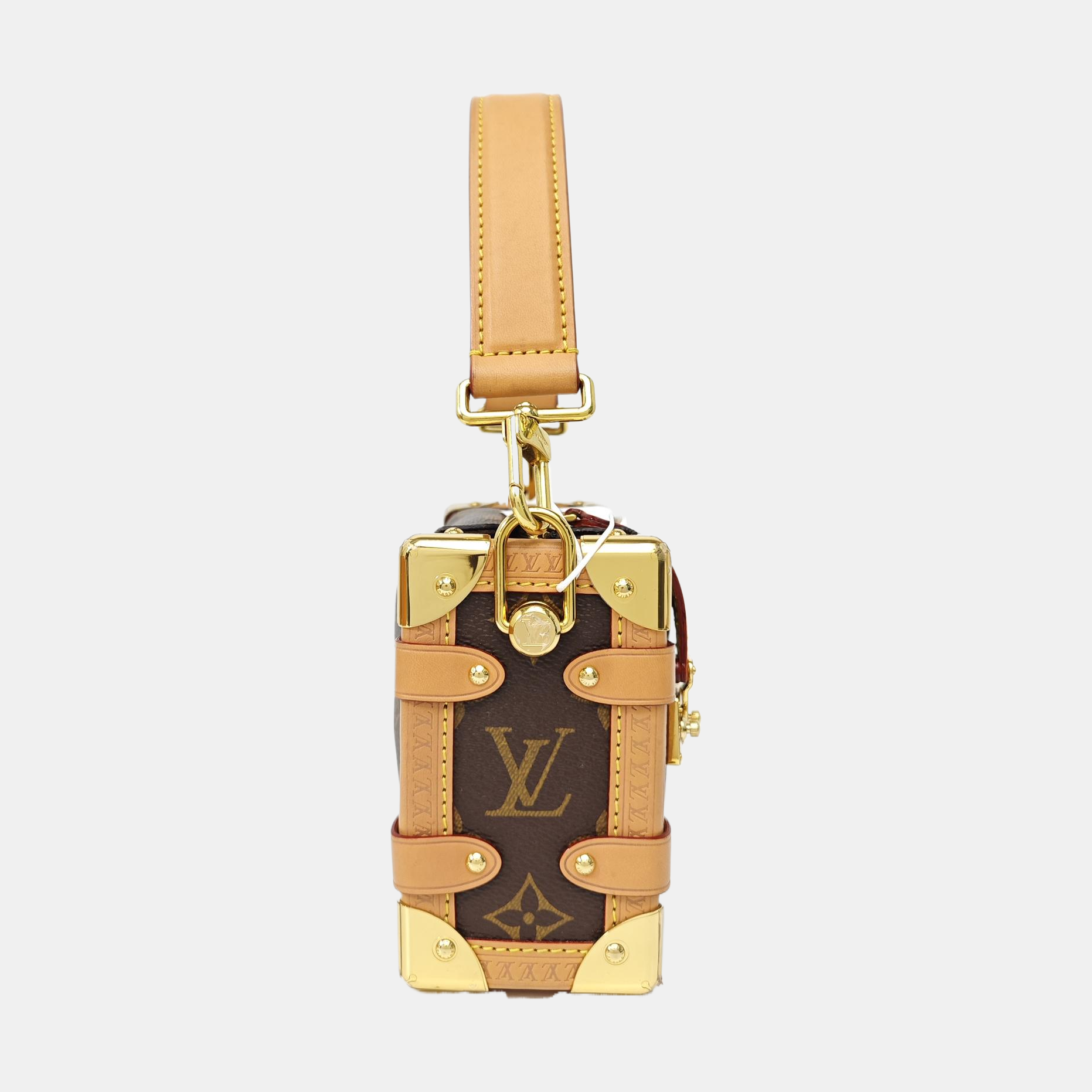 SIDE TRUNK PM Monogram Coated Canvas Brown