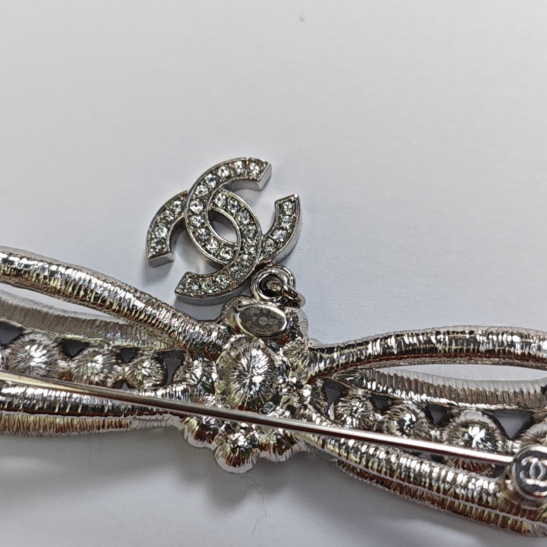 Metal Silver Brooch