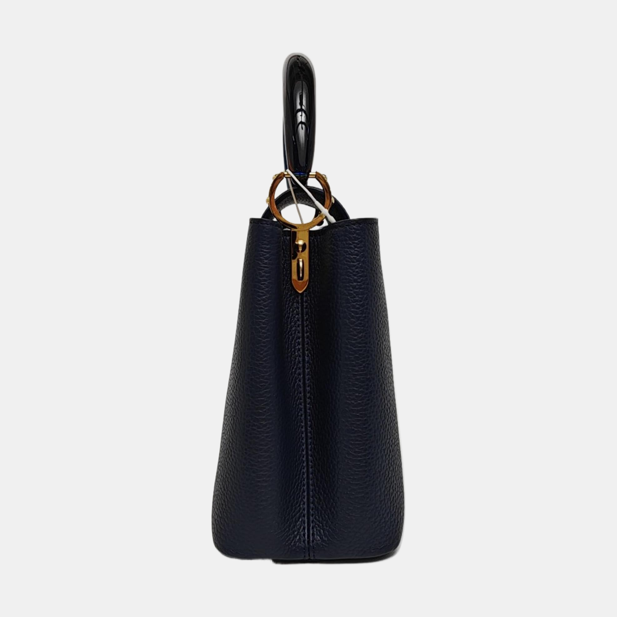 CAPUCINES MM Calfskin Blue